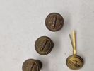 Lot originale Italienske ww2 facist knapper 