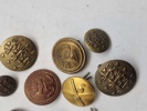 Lot diverse danske knapper 