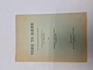 "VORE TO HÆRE - Et Arbejdsløshedsproblem".
Hæftet indeholder "NOGLE BETRAGTNINGER AF A. P. MØLLER".
Det blev oprindeligt offentliggjort i Berlingske Tidende den 19. december 1936.