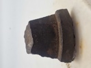 Sjælden Tysk marmor plade med granatsplint og teksten “Düppel 18/4 1864” med rest af historie bagpå 