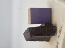 Sjælden Tysk marmor plade med granatsplint og teksten “Düppel 18/4 1864” med rest af historie bagpå 