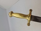Originalt sidevåben for fodfolk M/1854 med skiftet klinge brugt ved frivillige korps 