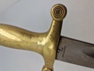 Originalt sidevåben for fodfolk M/1854 med skiftet klinge brugt ved frivillige korps 