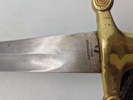 Originalt sidevåben for fodfolk M/1854 med skiftet klinge brugt ved frivillige korps 