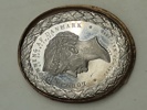 Original Jeton i Anledning af Christian IX og Dronning Louises Guldbryllup - med æske 

