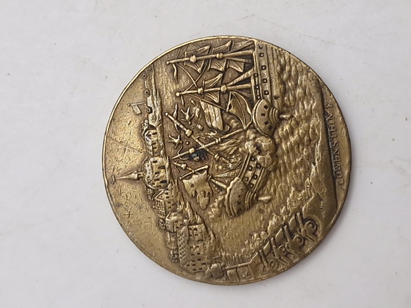 Sjælden original token fra Første Slesvigske Krig, nemlig Slaget ved Egernførde den 5. april 1849.