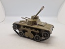 Joustra (Frankrig) 700 "Tchad" tank af blik med urværk. 
