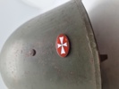 Original sjælden M/41 vagthjelm fra Aalborg spritfabrikker - ww2