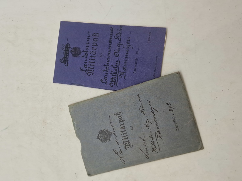 Original WW1 soldaterbog sønderjyde 