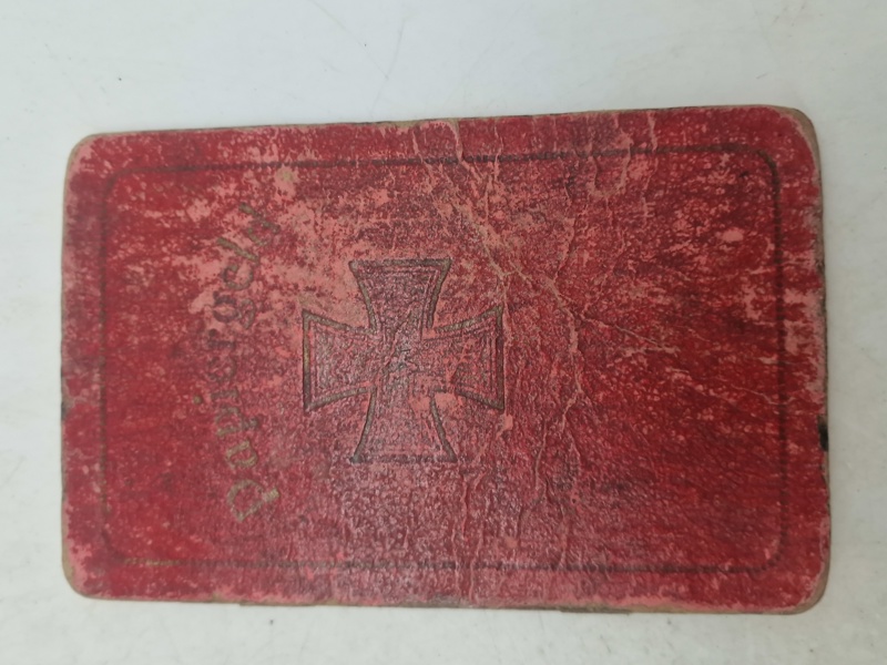 Original ww1 hylster til soldaterbog 
