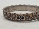 Originalt Tysk WW1 smykke lavet af granat førrings bånd 