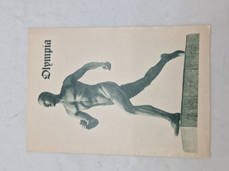 Originalt olympiaden 1936 program