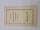 Originalt olympiaden 1936 program