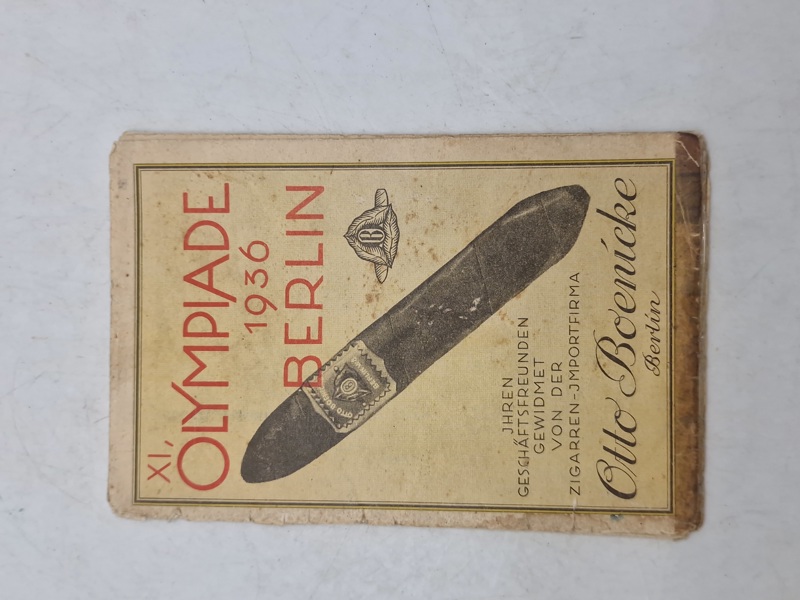 Originalt olympiaden 1936 program