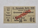 Original Olympiaden 1936 billet 