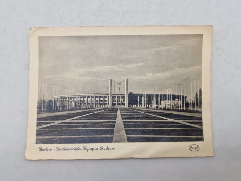 Original Olympiaden 1936 postkort 