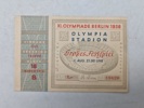 Original Olympiaden 1936 billet 
