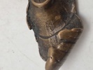 Originalt Tysk WW1 urkæde me projectile der sårede ejeren  
