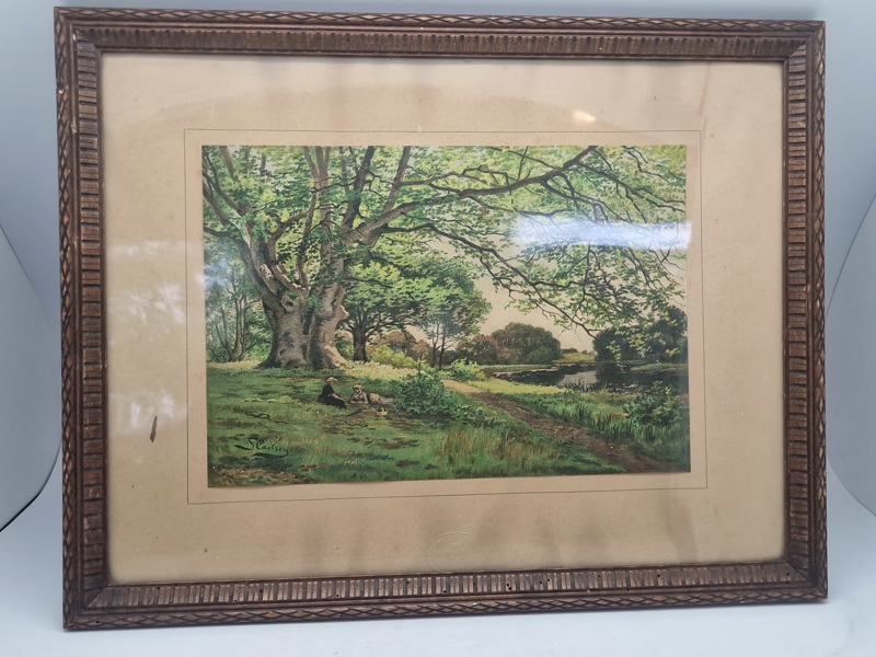 S. Carlsen pastel fra Fredensborg