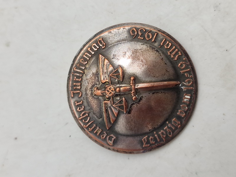 Originalt Germany. A 1936 Leipzig Day Of Jurists Badge
