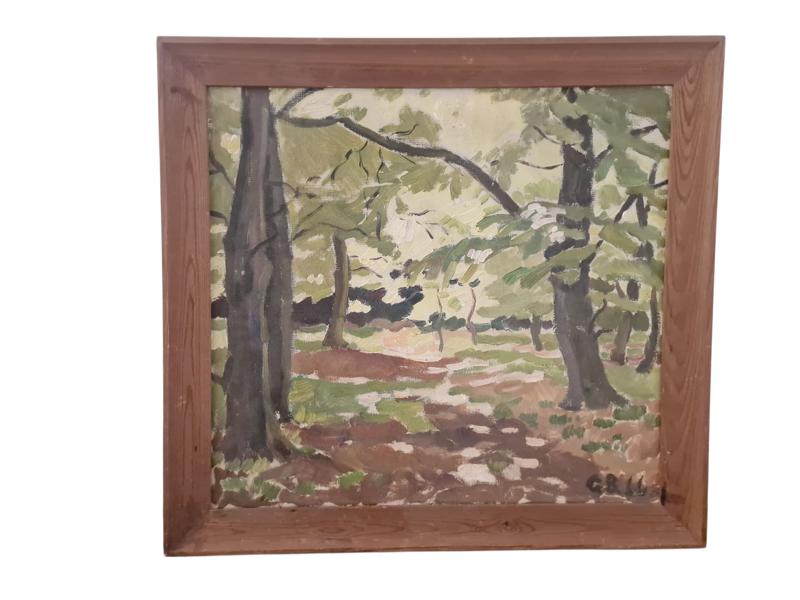 Vordingborg-maleren Gertrud Marie Egede Boberg ( 1907 - 1997)