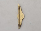 Original Observer Wing & Naval Aviator Badge, sterlingsølv, ww2 miniture 