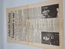 Lot originale blade og aviser, plakat genoptryk 