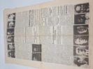 Lot originale blade og aviser, plakat genoptryk 
