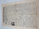 Lot originale blade og aviser, plakat genoptryk 