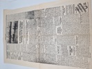 Lot originale blade og aviser, plakat genoptryk 