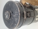 Originalt M/31 gasmaske hylster med anden maske 