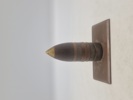 Original 37 mm Hotkiss granat, lavet som brevpresse 