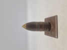 Original 37 mm Hotkiss granat, lavet som brevpresse 