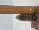 Original 37 mm Hotkiss granat, lavet som brevpresse 