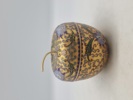 Original Vintage Chinese Gold Apple Trinket Box