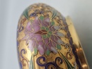 Originalt kinesisk cloisonné emalje askebæger