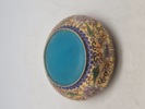 Originalt kinesisk cloisonné emalje askebæger