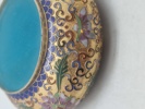 Originalt kinesisk cloisonné emalje askebæger