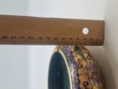 Originalt kinesisk cloisonné emalje askebæger