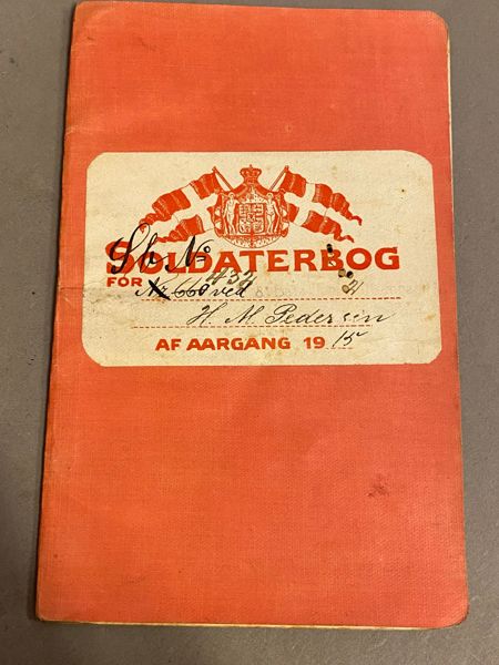 Original Soldaterbog 1914 