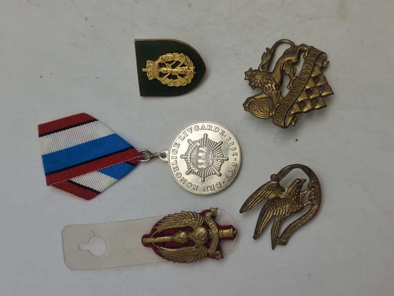 Regimentsmærker, Livgarden mm.
