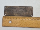 Originalt messing skilt - SØARTILLERIET 0,7m stereomåler /44
nr 45