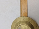 Messing askebæger med monogram af Kong Frederik IX