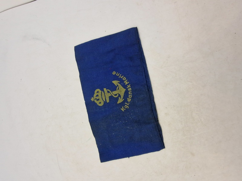 Sjældent originalt ww2 armbind - kongelig dansk marine 