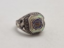 Original Officers ring Sterling sølv United States Coast Guard (USCG) 