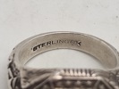 Original Officers ring Sterling sølv United States Coast Guard (USCG) 