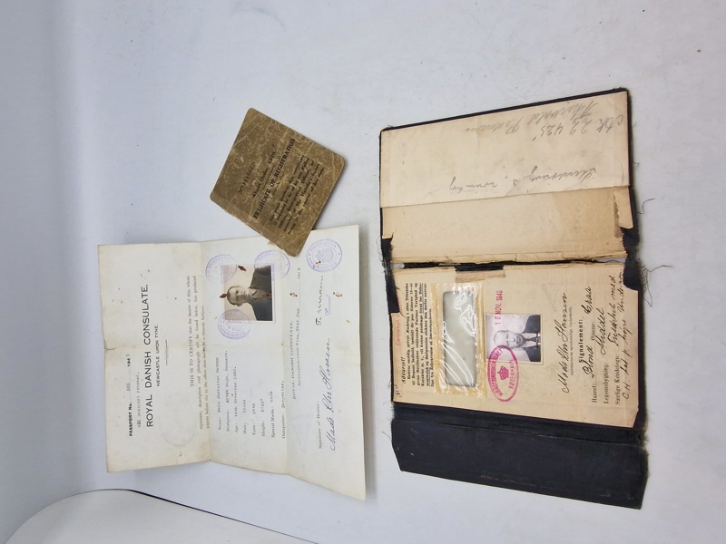 Originalt lot fra Dansk WW2 krigssejler 