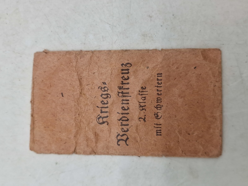 Original tildelingspose for KVK2 - ww2