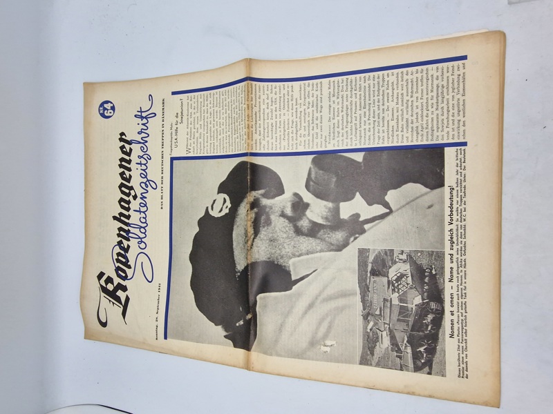 Originalt Blad for Tyskere i Danmark WW2 