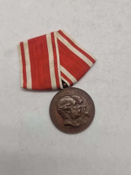 Sjælden original dobbelt medalje 1848-50-1864